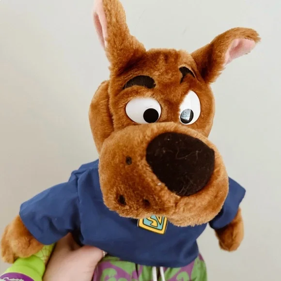 Vintage 1998 Fright Light Scooby-Doo Plush Toy Hanna-Barbera - Picture 6 of 6